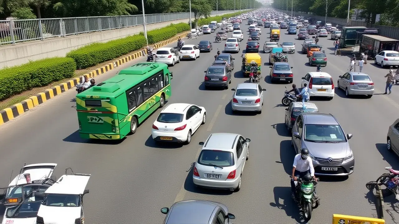 नोएडा में वेतन वृद्धि को लेकर मजदूरों का बवाल: चक्का जाम से थमी रफ्तार